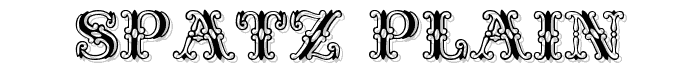 Spatz Plain font